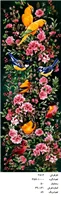 نخ و نقشه تابلو فرش دستبافت  طرح پرنده ها کد ۲۵۱۲