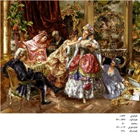 نخ و نقشه تابلو فرش طرح تحفه ی سفر ، کد۱۸۶۳