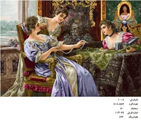 نخ و نقشه تابلو فرش دستبافت  ، طرح جواهر فروشی  ،کد ۱۰۰۸