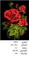 نخ و نقشه تابلو فرش دستبافت تبریز طرح گل کد ۲۴۲۶